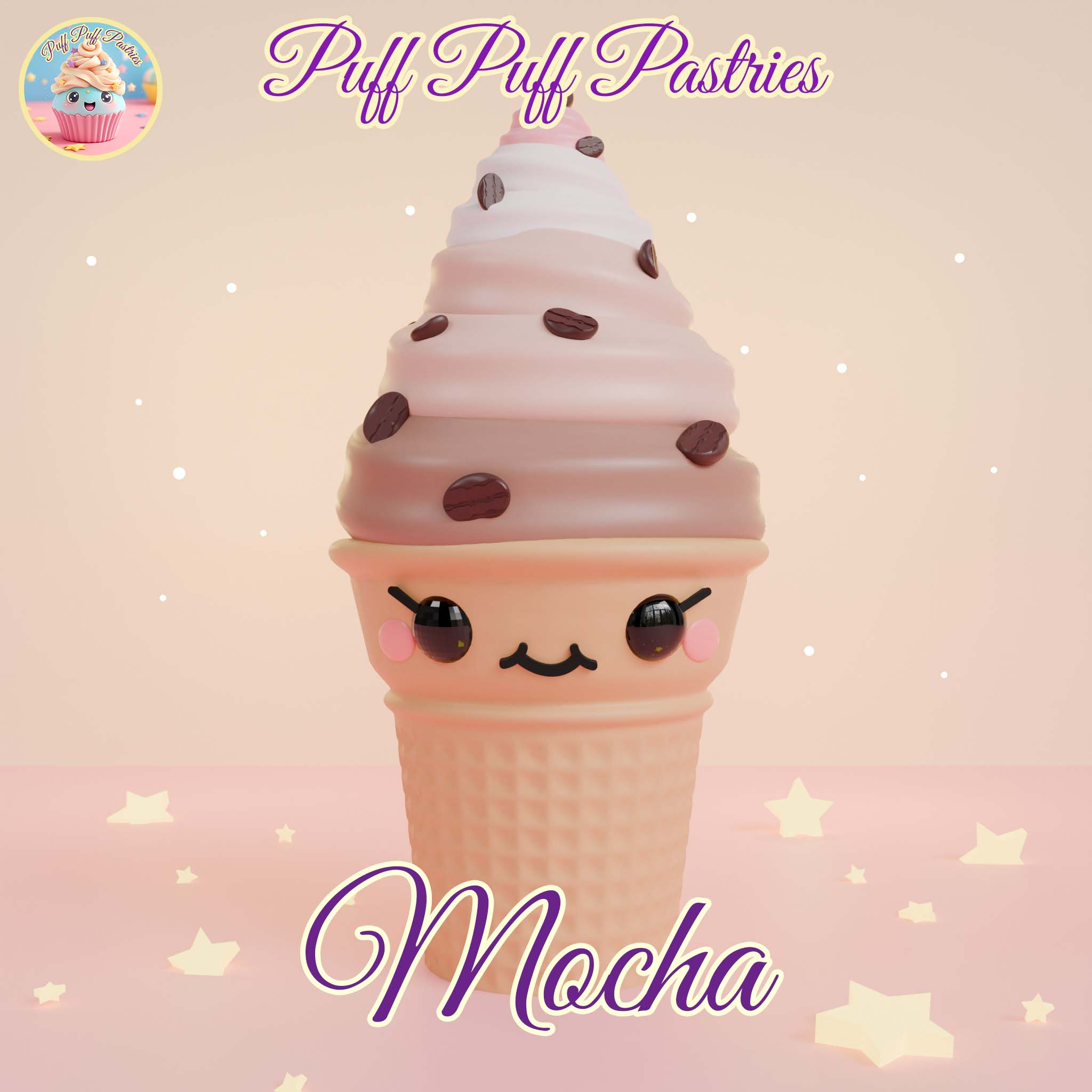 Kawaii Ice cream Mocha